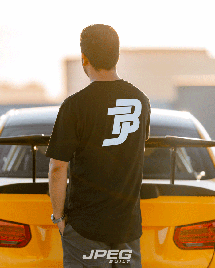 JPEG Built Black T-Shirt